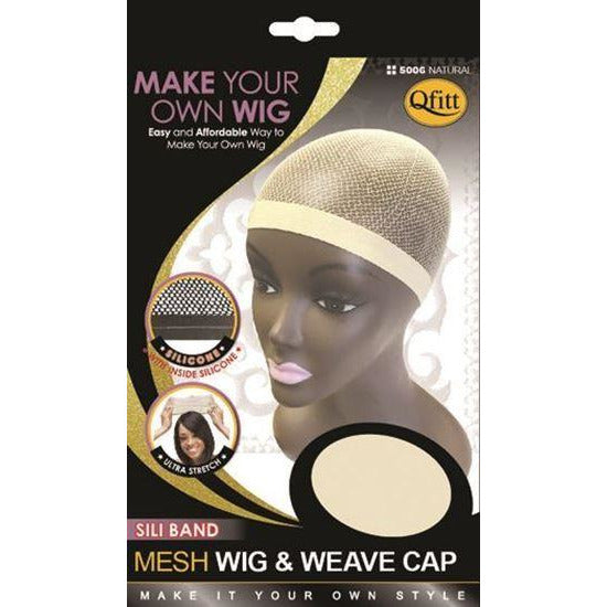 Qfitt Sili Band Mesh Wig & Weave Cap #5006- Natural - Beauty Krew