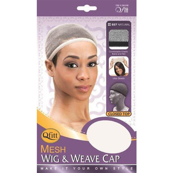 Qfitt Mesh Wig & Weave Cap #557 - Natural - Beauty Krew