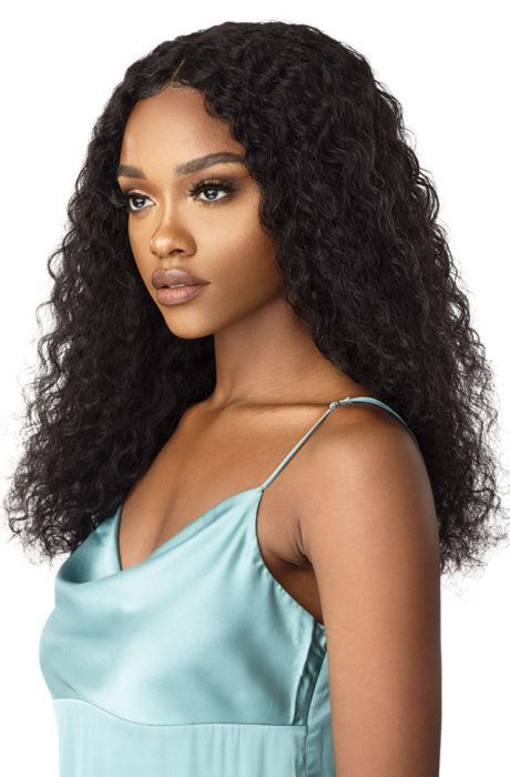 Outre Mytresses Gold 100% Unprocessed Virgin Hair Wet and Wavy Lace Front Wig - Jerry 22” - 24” - Beauty Krew