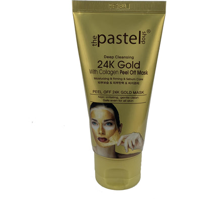 24k Gold Deep Cleansing Peel Off Mask with Collagen 50g - Beauty Krew