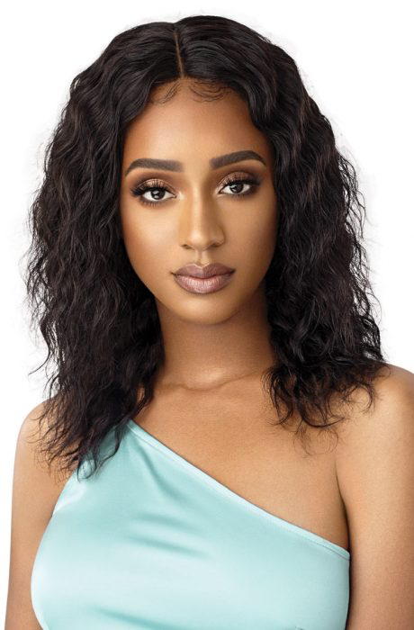 Outre Mytresses Gold 100% Unprocessed Virgin Hair Wet and Wavy Lace Front Wig - Loose Deep 16” - 18” - Beauty Krew