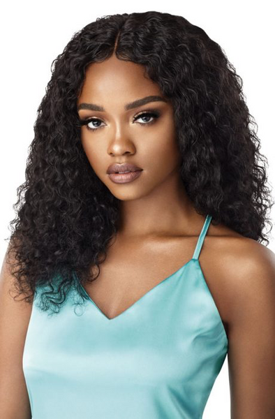 Outre Mytresses Gold 100% Unprocessed Virgin Hair Wet and Wavy Lace Front Wig - Jerry 20” - 22” - Beauty Krew