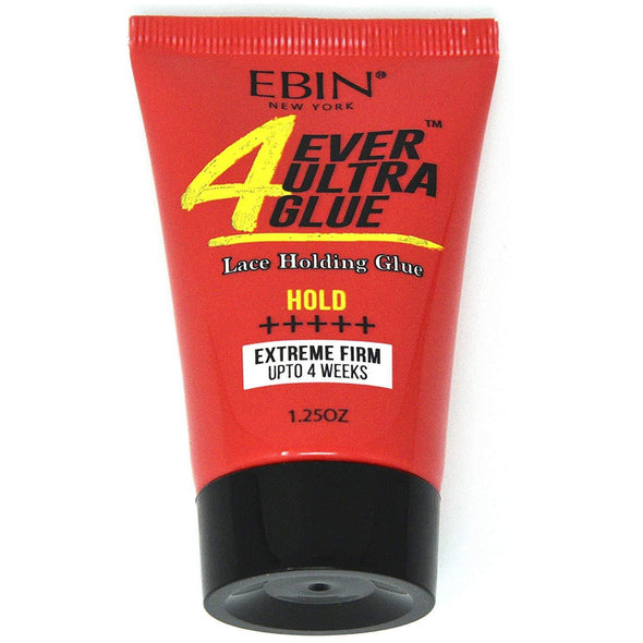 EBIN 4EVER ULTIMATE GLUE 1.25 OZ ULTRA SUPER, EXTREME FIRM AND EXTRA MEGA HOLD - Beauty Krew