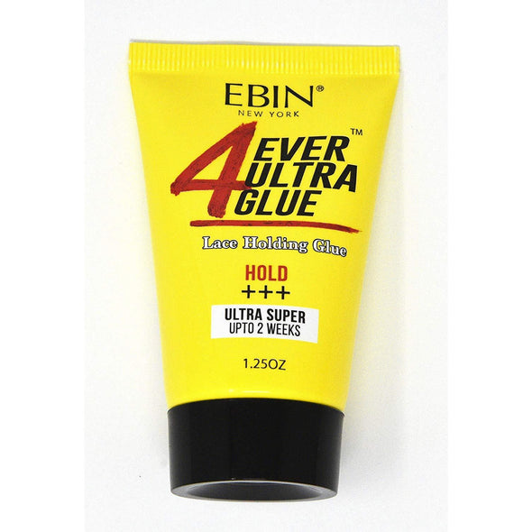 EBIN 4EVER ULTIMATE GLUE 1.25 OZ ULTRA SUPER, EXTREME FIRM AND EXTRA MEGA HOLD - Beauty Krew