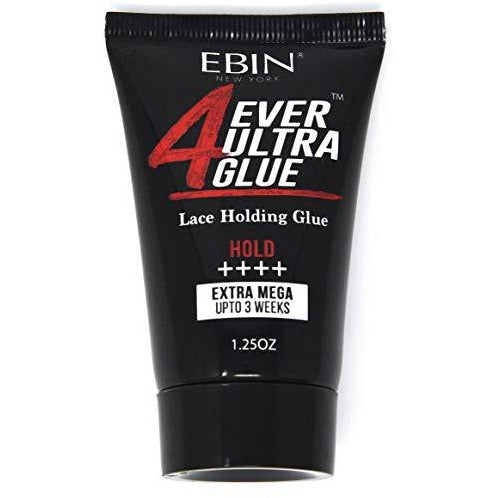 EBIN 4EVER ULTIMATE GLUE 1.25 OZ ULTRA SUPER, EXTREME FIRM AND EXTRA MEGA HOLD - Beauty Krew