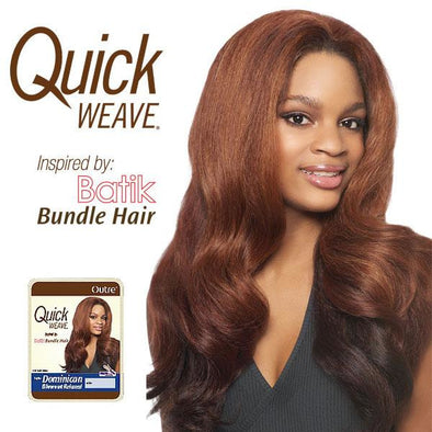 OUTRE SYNTHETIC HAIR HALF WIG QUICK WEAVE BATIK DOMINICAN BLOW OUT RELAXED - Beauty Krew