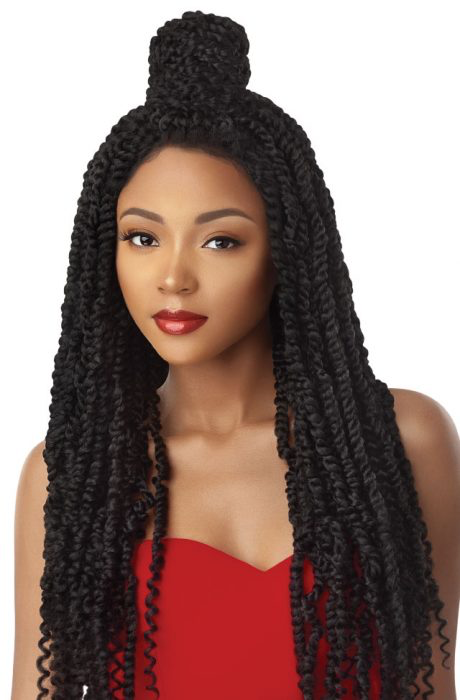 Outre X-pression Twisted Up 4x4 Parting Lace Front Wig - Passion Twist 28” - Beauty Krew