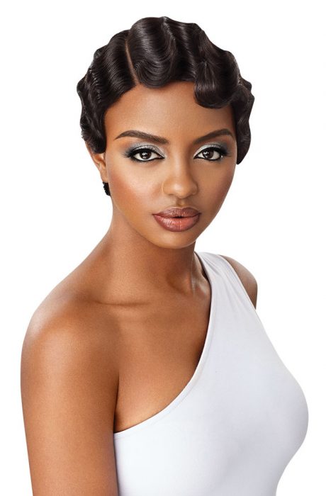 Outre Premium Duby Diamond 100% Human Hair 6" Lace Part Lace Front Wig Finger Wave - Beauty Krew