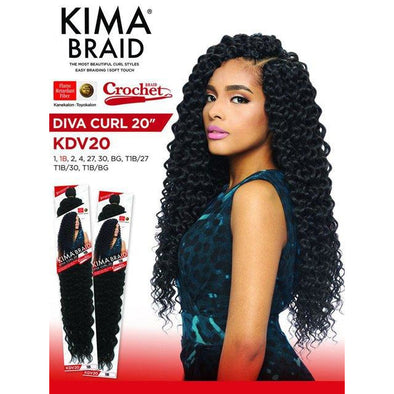 Harlem 125 Kima Braid - Diva Curl 20" - Beauty Krew