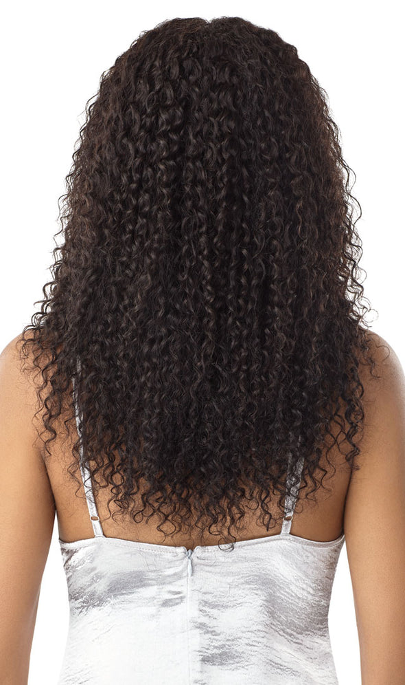 Outre Mytresses Black Human Hair Hand Tied 13x4 Lace Front Wig - Natural Bohemian - Beauty Krew