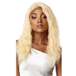 Outre Mytresses Platinum 100% Virgin HH 360 Lace Wig Natural Wave 18" - Beauty Krew