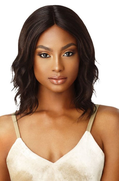 Outre MyTresses Unprocessed Human Hair Hand-Tied 360 Lace Front Wig Natural Wave 14" - Beauty Krew