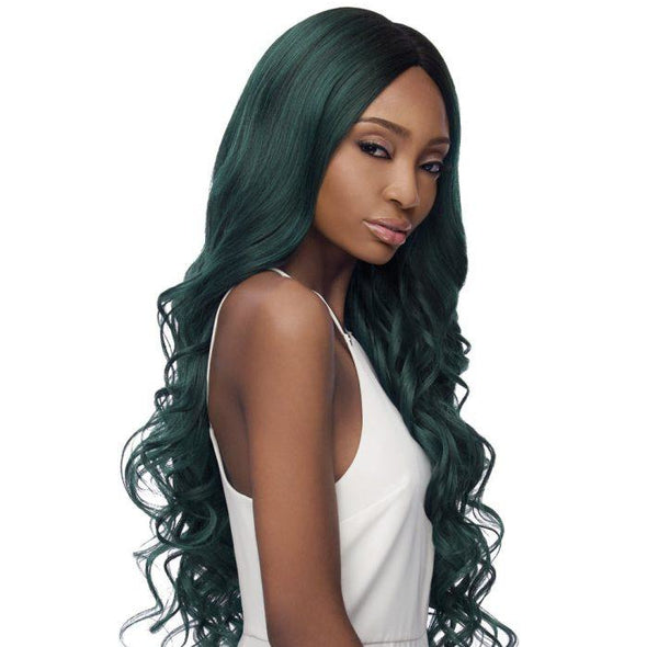 OUTRE SYNTHETIC HAIR LACE FRONT WIG SWISS LACE I PART SERENA 32" - Beauty Krew