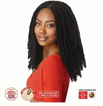 Outre Xpression Twisted Up Springy Afro Twist 16" - Beauty Krew