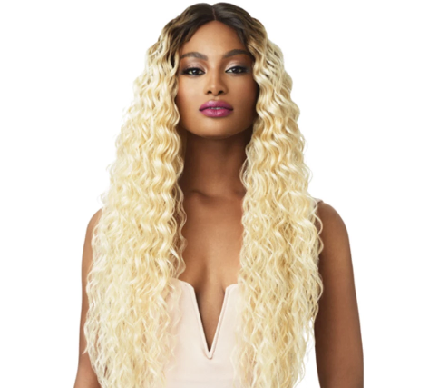 OUTRE SYNTHETIC L PART SWISS LACE FRONT WIG  SADIE 32" - Beauty Krew