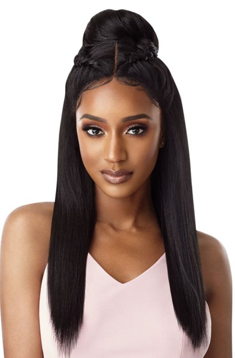 Outre Synthetic Swiss X Lace Front Wig - Tavia Blowout Straight - Beauty Krew