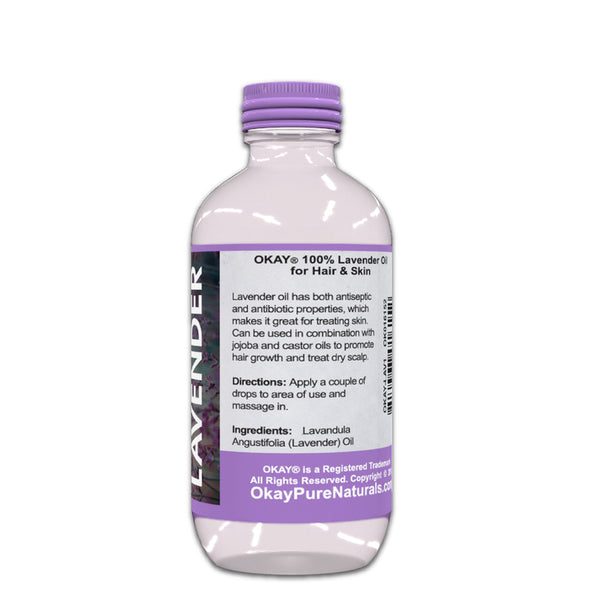 Okay Pure Naturals- Lavender Oil 100% Pure Oil- Silicone and Paraben Free-1oz Made in USA - Beauty Krew