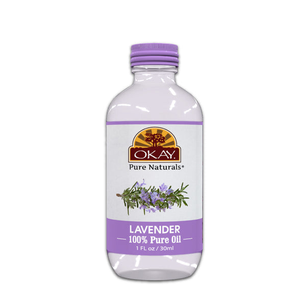 Okay Pure Naturals- Lavender Oil 100% Pure Oil- Silicone and Paraben Free-1oz Made in USA - Beauty Krew