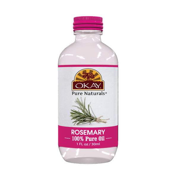 Okay Pure Naturals- Rosemary Oil 100% Pure Oil- Silicone and Paraben Free-1oz Made in USA - Beauty Krew