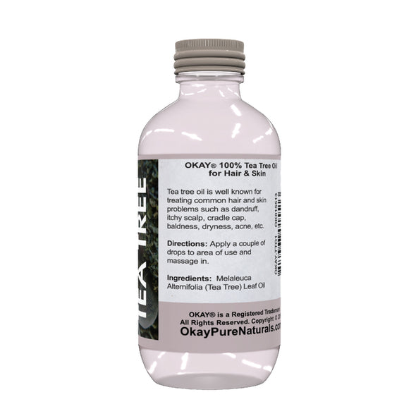 Okay Pure Naturals- Tea Tree Oil 100% Pure Oil- Silicone and Paraben Free-1oz Made in USA - Beauty Krew
