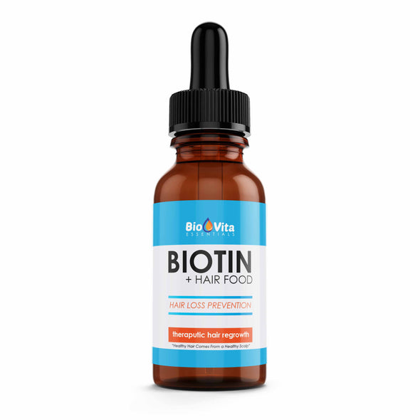 Biovita Essentials Biotin+Hair Food - Promotes Hair Growth -Renenergizing Scalp - Beauty Krew