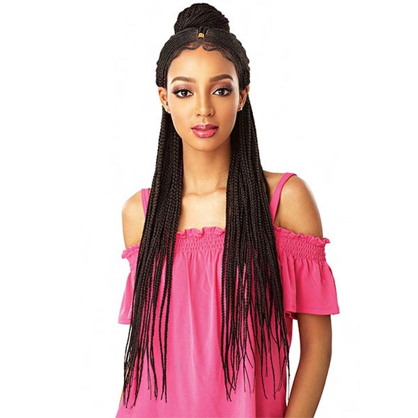Sensationnel Cloud9 Hand Braided 13X5 Part Swiss Lace Wig - Fulani Conrow - Beauty Krew