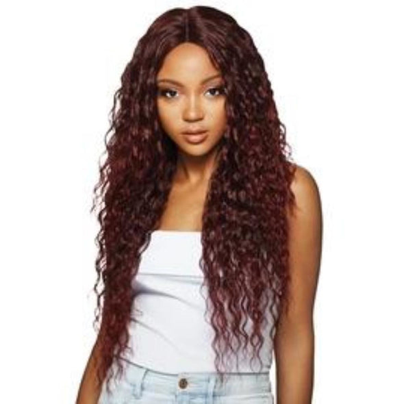 OUTRE SYNTHETIC HAIR LACE FRONT WIG SWISS LACE 6" DEEP PARTING KASSIDY - Beauty Krew