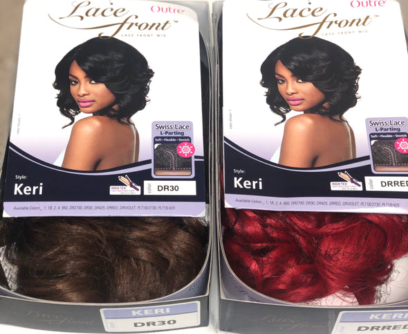 Outre Synthetic Lace front Wig - Keri - Beauty Krew