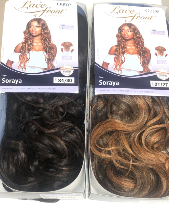 Outre Synthetic Lacefront Wig - Soraya - Beauty Krew