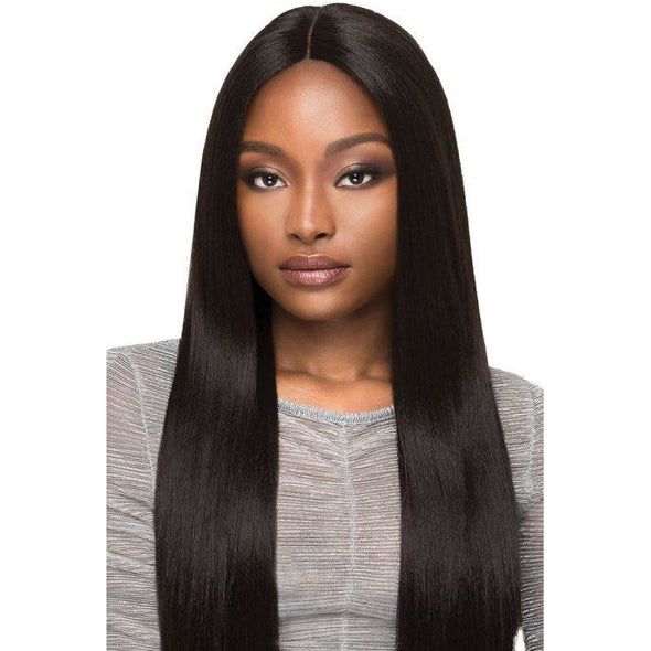 OUTRE SYNTHETIC HAIR LACE FRONT WIG BRAZILIAN BOUTIQUE 4" DEEP FREE PART LACE WIG SLEEK PRESSED - Beauty Krew