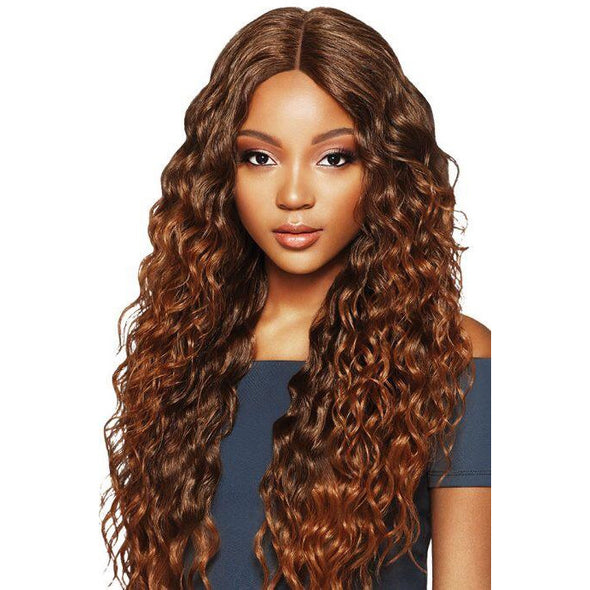 OUTRE SYNTHETIC HAIR LACE FRONT WIG SWISS LACE 6" DEEP PARTING AMARA - Beauty Krew