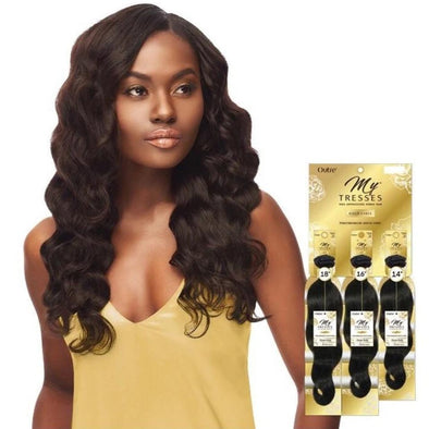 Outre Mytresses Gold Label 100% Unprocessed Human Hair Weave Natural Ocean Body 10-22 inch - Beauty Krew