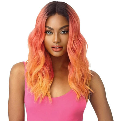 Outre Color Bomb™ Water Color Ombre Swiss Lace Front Wig Celeste - Beauty Krew