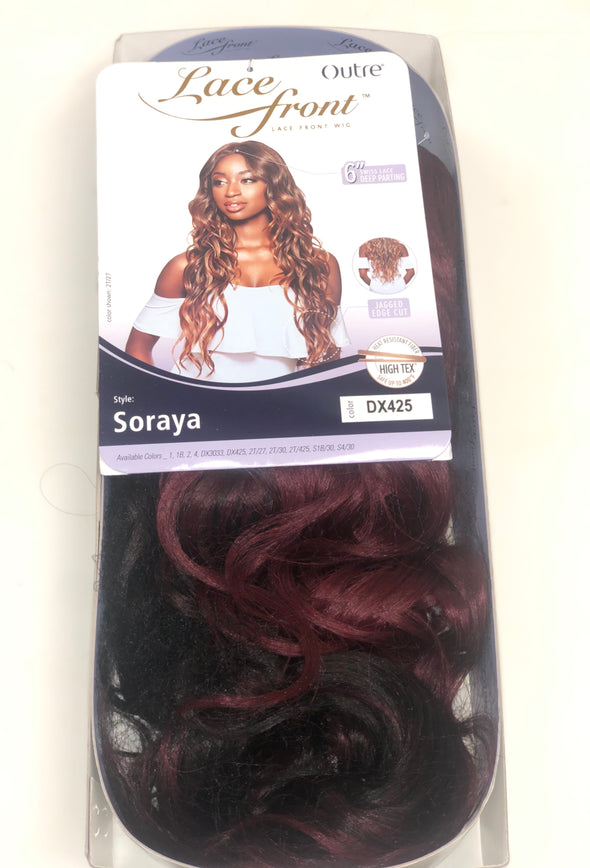 Outre Synthetic Lacefront Wig - Soraya - Beauty Krew