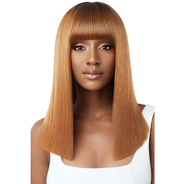 Outre Synthetic Full Wig Quick Weave Complete Cap - Juno Bang - Beauty Krew