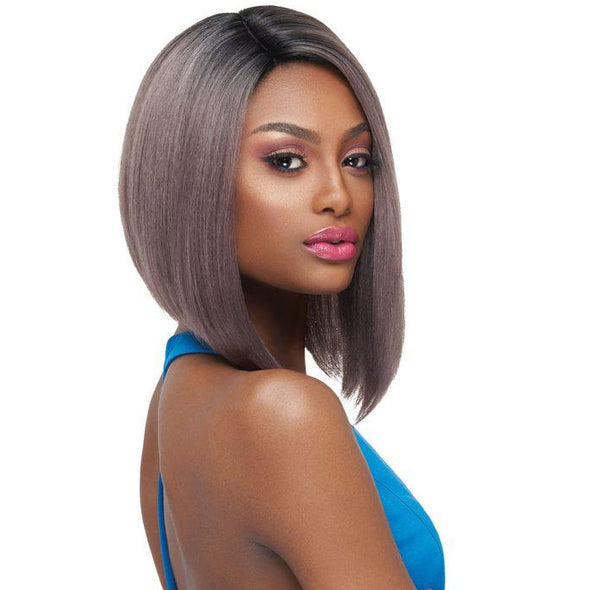 Outre Synthetic L-Parting Swiss Lace Front Wig Issa - Beauty Krew