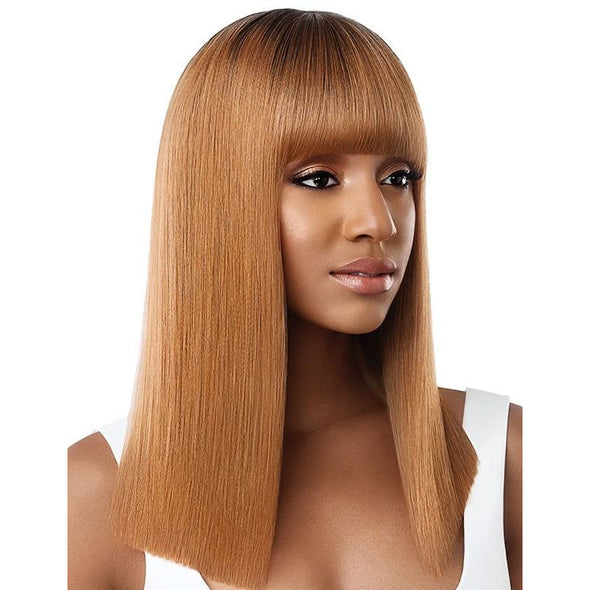 Outre Synthetic Full Wig Quick Weave Complete Cap - Juno Bang - Beauty Krew