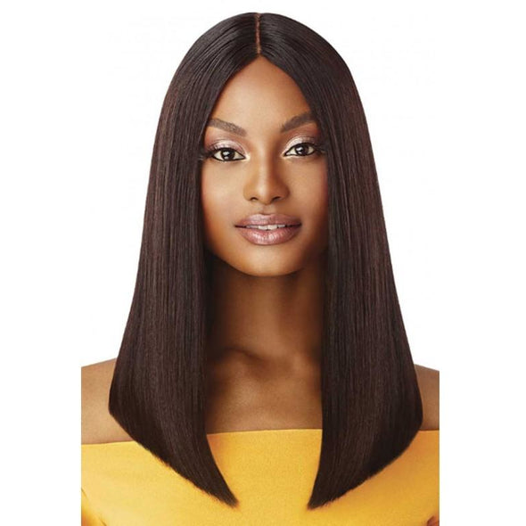 Outre The Daily Wig™ 100% Unprocessed Human Hair Wig Straight Blunt Cut Bob 16" - Beauty Krew