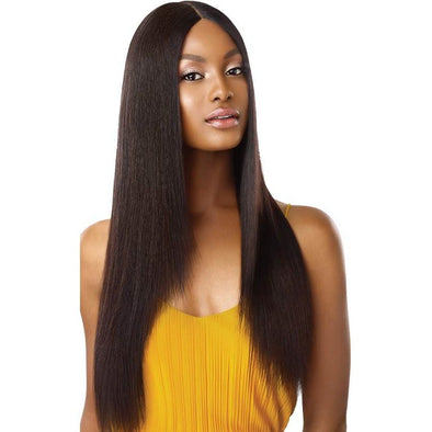 Outre The Daily Wig™ 100% Unprocessed Human Hair Wig Straight V-Cut 26" - Beauty Krew