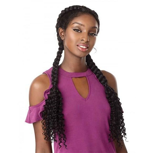 Sensationnel Cloud9 100% Hand-Braided Pre-Styled Swiss Lace Wig Bohemian Dutch Braid - Beauty Krew