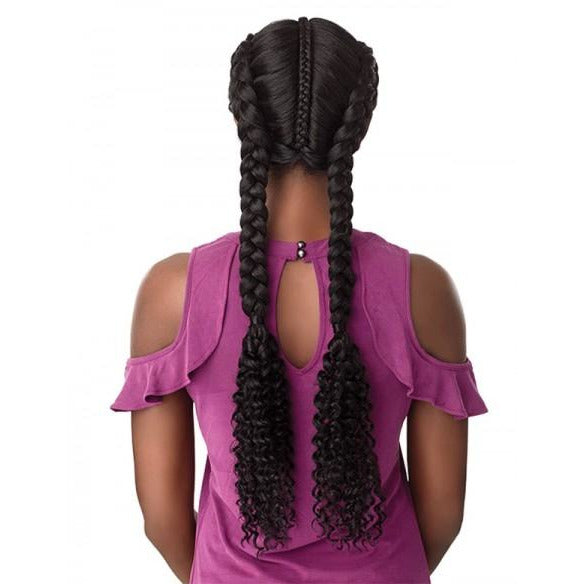 Sensationnel Cloud9 100% Hand-Braided Pre-Styled Swiss Lace Wig Bohemian Dutch Braid - Beauty Krew