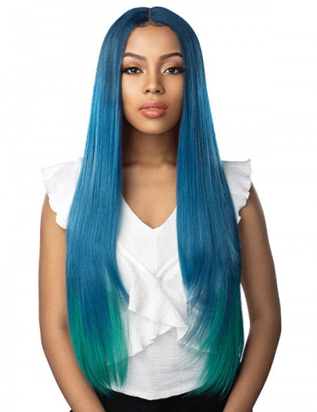 Sensationnel Shear Muse Center Part Synthetic Lace Front Wig - Aza - Beauty Krew