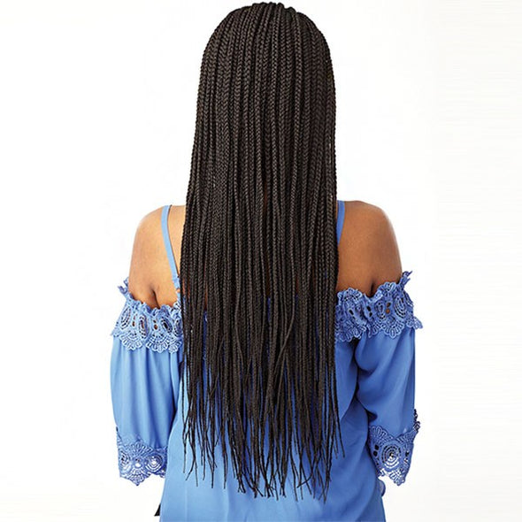 Sensationel Cloud 9 100% Hand Braided Swiss Lace Wig - Side Part Conrow - Beauty Krew